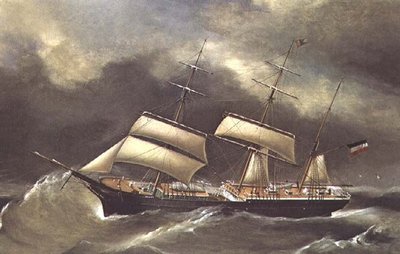 The Barque Henry by English School